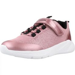 Buty GEOX J66FWE 0EWNF Rose. Czerwone buty turystyczne Geox, bez wzorów, z syntetyku, bez zapięcia, na fitness i siłownię. Za 192.99 zł.