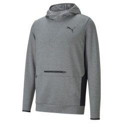 Bluza męska Puma Rtg Hoodie Medium szara. Szare bluzy bez kaptura Puma, l, bez wzorów, bez kaptura. Za 109.00 zł.