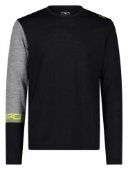 Cmp Koszulka funkcyjna w kolorze czarno-szarym rozmiar: 54. Czarne t-shirty sportowe CMP, bez wzorów, z wełny, bez ramiączek, outdoorowe. Za 118.01 zł.