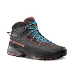 Buty trekkingowe męskie La Sportiva Tx 4 Evo Mid Gtx. Szare buty trekkingowe La Sportiva, bez wzorów, z materiału, za kostkę, bez zapięcia. Za 1,217.00 zł.