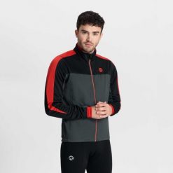 Mocno ocieplona kurtka zimowa męska Rogelli FREEZE. Czarne kurtki Rogelli, na jesień, l, bez wzorów, z gumy, bez kaptura. Za 345.00 zł.