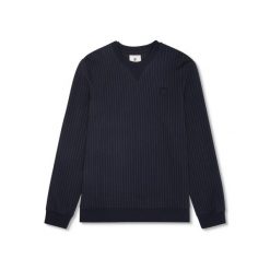 Bluza z okrągłym dekoltem Fila Brera Regular. Niebieskie bluzy Fila, m, bez wzorów, bez kaptura. Za 393.30 zł.