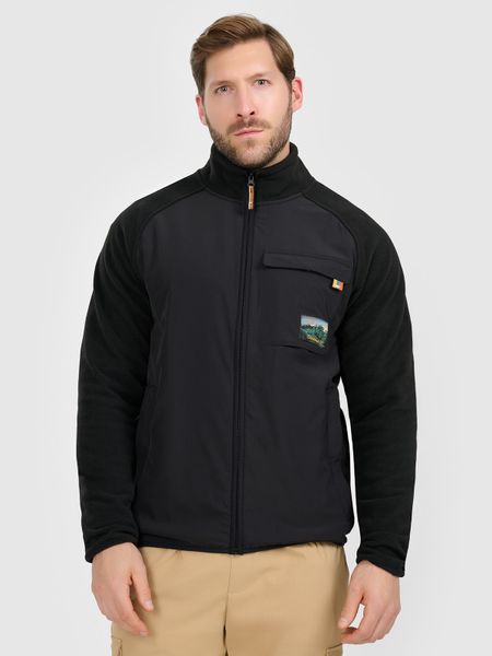 4F Polar regular ze stójką męski - czarny XXL. Czarne bluzy z polaru 4F, m, bez wzorów, z materiału, bez kaptura. Za 229.99 zł.