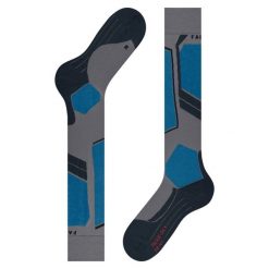 Skarpetki Falke SK4 Advanced. Szare skarpety Falke, bez wzorów. Za 205.50 zł.