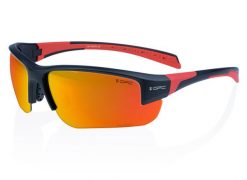 Okulary przeciwsłoneczne BIKE SAN SALVO Matt Black Red REVO + ETUI. Czarne okulary przeciwsłoneczne OPC, owalne. Za 199.99 zł.