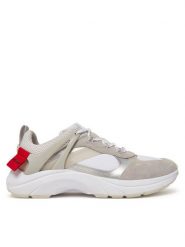 HUGO Sneakersy GO2 50541703 Biały. Białe buty sportowe casual Hugo, bez wzorów, z materiału, bez zapięcia. Za 559.99 zł.