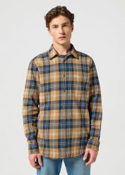 WRANGLER MĘSKA KOSZULA 1 PKT SHIRT DUON 112357225 W5X2008619. Koszule Wrangler, m, bez wzorów, bez kołnierzyka, bez ramiączek. Za 229.99 zł.