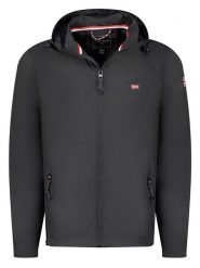 Geographical Norway Kurtka przejściowa "Daril" w kolorze czarnym rozmiar: L. Czarne kurtki Geographical Norway, l, bez wzorów, bez kaptura. Za 147.95 zł.