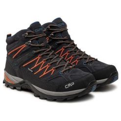 Buty trekkingowe męskie CMP Rigel Mid. Szare trekkingi CMP, bez wzorów, z materiału, za kostkę, bez zapięcia. Za 319.00 zł.