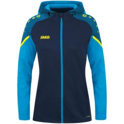 Bluza dresowa z kapturem Jako Performance. Niebieskie bluzy z kapturem JAKO, s, bez wzorów, z dresówki, z kapturem. Za 220.85 zł.