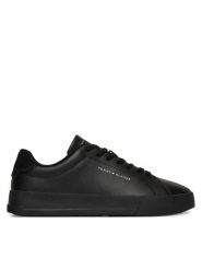 Tommy Hilfiger Sneakersy FM0FM05367 Czarny. Czarne buty sportowe casual Tommy Hilfiger, bez wzorów, ze skóry, bez zapięcia. Za 429.99 zł.