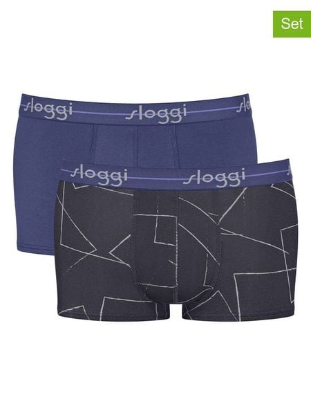 Sloggi Bokserki (2 pary) "Start" rozmiar: S. Czarne bokserki Sloggi, s, bez wzorów. Za 30.63 zł.