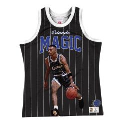 Koszulka bezrękawnik Mitchell & Ness NBA Orlando Magic Penny Hardaway. Czarne bezrękawniki Mitchell & Ness, bez wzorów, bez kołnierzyka, bez ramiączek. Za 199.00 zł.