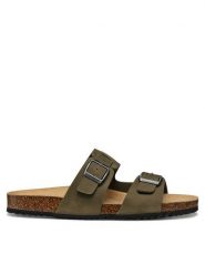 Geox Klapki U Sandal Ghita U159VB 00032 C3009 Khaki. Brązowe klapki Geox, z nubiku. Za 269.99 zł.