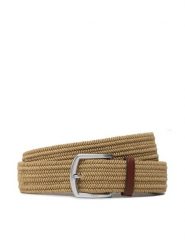 Polo Ralph Lauren Pasek Męski 35Mm Braid Stretch 405666041004 Brązowy. Brązowe paski Polo Ralph Lauren, bez wzorów, z materiału. Za 309.99 zł.