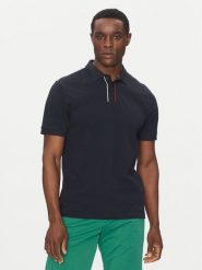 Hechter Paris Polo Pique H-Eco 74013 151902 Granatowy Regular Fit. Niebieskie koszulki polo Hechter Paris, m, bez wzorów, z bawełny, bez kołnierzyka, bez ramiączek. Za 179.99 zł.