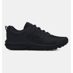 Buty sportowe dla mężczyzn Under Armour CHARGED ASSERT. Czarne buty do biegania Under Armour, bez wzorów, bez zapięcia, do biegania. Za 239.99 zł.