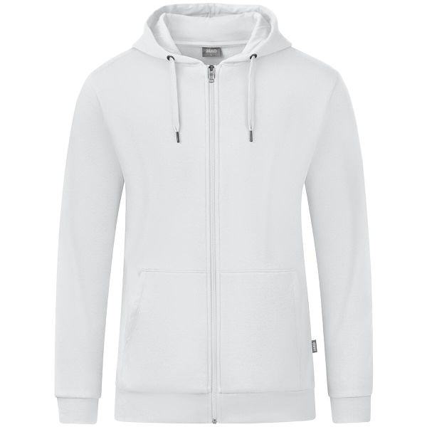 Kurtka Jako Organic. Białe kurtki JAKO, m, bez wzorów, z bawełny, z kapturem. Za 303.90 zł.
