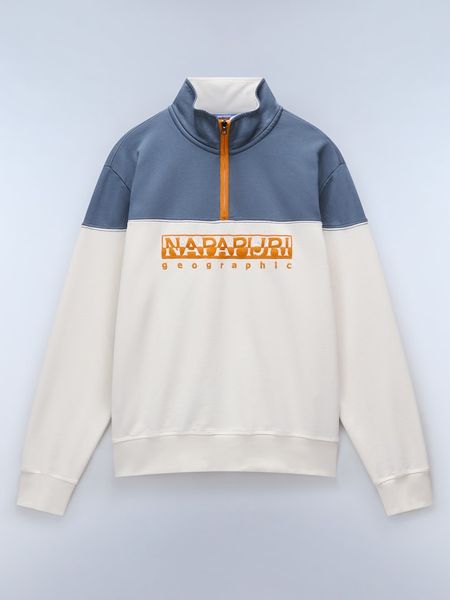 NAPAPIJRY Bluza "Saturnia" w kolorze kremowo-niebieskim rozmiar: XXL. Białe bluzy NAPAPIJRY, xxl, bez wzorów, bez kaptura. Za 161.73 zł.