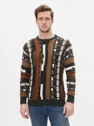 Only & Sons Sweter 22027676 Brązowy Regular Fit. Brązowe swetry rozpinane Only & Sons, m, bez wzorów, z bawełny, bez kołnierzyka, bez ramiączek. Za 139.99 zł.