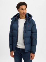 Polo Ralph Lauren kurtka puchowa Mężczyźni niebieski, XL. Niebieskie kurtki Polo Ralph Lauren, na zimę, m, bez wzorów, z puchu, bez kaptura. Za 2,399.95 zł.