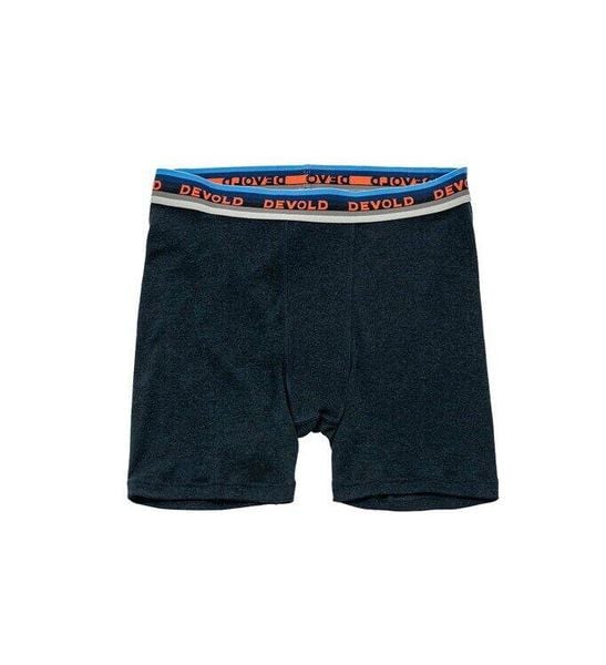 Bokserki termoaktywne Devold Lauparen Merino 190 Boxer. Niebieskie bielizna termoaktywna Devold, m, bez wzorów, z dzianiny, bez ramiączek, trekkingowe. Za 214.49 zł.