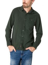 Timezone Koszula w kolorze zielonym rozmiar: L. Zielone koszule Timezone, l, bez wzorów, z bawełny, bez kołnierzyka, bez ramiączek. Za 95.69 zł.