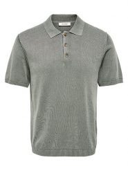 ONLY & SONS Koszulka polo "Onsgarson" w kolorze szarym rozmiar: XL. Szare koszulki polo Only & Sons, xl, bez wzorów, bez kołnierzyka, bez ramiączek. Za 78.66 zł.