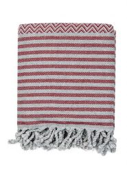 Ottoman Chusta hammam "Fenomen" w kolorze bordowym - 190 x 105 cm rozmiar: onesize. Czerwone szaliki Ottoman, bez wzorów, z bawełny. Za 69.99 zł.