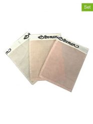 Ottoman Jedwabne rękawiczki peelingujące (3 szt.) w kolorze beżowym - 11 x 8 cm rozmiar: onesize. Brązowe rękawiczki Ottoman, bez wzorów, z jedwabiu. Za 34.99 zł.