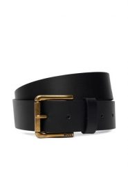 BOSS Pasek 50558689 Czarny. Czarne paski Boss, bez wzorów, ze skóry. Za 229.99 zł.