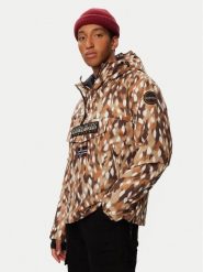 Napapijri Kurtka anorak Rf Next Aop 1 NP0A8AHX Brązowy Regular Fit. Brązowe kurtki Napapijri, m, bez wzorów, z syntetyku, bez kaptura. Za 1,319.00 zł.