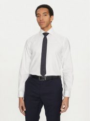 BOSS Krawat 50532087 Granatowy. Niebieskie krawaty i muchy Boss, bez wzorów, z syntetyku. Za 219.99 zł.