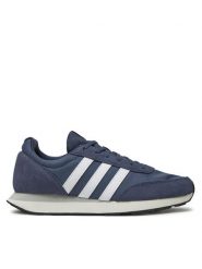 Adidas Sneakersy Run 60s 3.0 IE3825 Niebieski. Niebieskie buty do biegania Adidas, bez wzorów, z materiału, bez zapięcia. Za 239.99 zł.