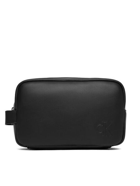 Calvin Klein Saszetka Bold Ck Dopp Kit LV04D1140G Czarny. Czarne torby na ramię CALVIN KLEIN, bez wzorów, ze skóry, bez dodatków. Za 289.99 zł.
