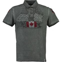 Koszulka polo "Kundai" w kolorze czarnym. Koszulki polo marki Canadian Peak, z bawełny, z klasycznym kołnierzykiem, z krótkim rękawem. W wyprzedaży za 121.95 zł.