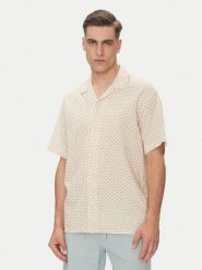 Jack&Jones Koszula Luke 12277185 Beżowy Relaxed Fit. Brązowe koszule Jack&Jones, m, bez wzorów, z bawełny, bez kołnierzyka, bez ramiączek. Za 139.99 zł.
