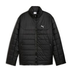 Kurtka uniwersalna męska Puma 68521001. Czarne kurtki Puma, na zimę, m, bez wzorów, z materiału, z kapturem. Za 269.00 zł.