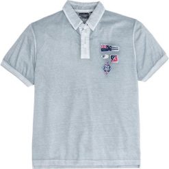 Shirt polo z efektem wytarcia bonprix srebrnoszary. Szare koszulki polo sportowe bonprix, z tkaniny, polo. Za 32.99 zł.