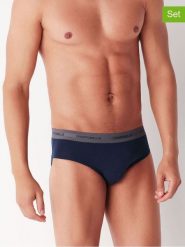 COTONELLA Slipy (2 pary) w kolorze granatowym rozmiar: XL. Niebieskie slipki COTONELLA, xl, bez wzorów. Za 26.99 zł.