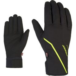 Rękawiczki softshell Ziener Ultimo PR. Czarne rękawiczki Ziener, bez wzorów, z materiału. Za 113.29 zł.