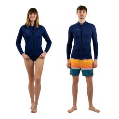 Kurtka dla obu płci - neopren 2-2mm. Czarne kurtki HANA OUTDOORS, l, bez wzorów, z neoprenu, bez kaptura. Za 294.99 zł.