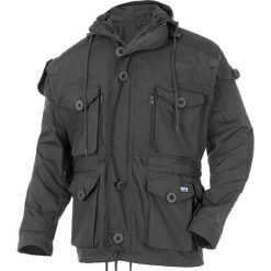 Kurtka Taktyczna męska Smock Rip-Stop Czarna. Czarne kurtki MFH MAX FUCHS, m, bez wzorów, bez kaptura. Za 381.65 zł.