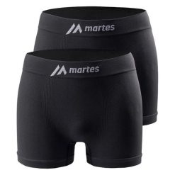 Bokserki Męskie Marevo (zestaw 2 Sztuk). Czarne bokserki MARTES ESSENTIALS, l, bez wzorów, z elastanu. Za 38.99 zł.