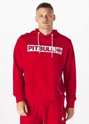 Bluza sportowa męska Pitbull West Coast Hooded Hilltop Terry Group. Czerwone bluzy z kapturem PITBULL, l, bez wzorów, z bawełny, z kapturem. Za 279.00 zł.