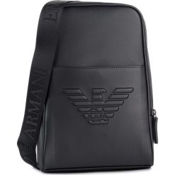 Saszetka EMPORIO ARMANI - Y4O218 YFE6J 81072 Black. Czarne saszetki i nerki Emporio Armani, bez wzorów, ze skóry ekologicznej, bez dodatków. Za 839.00 zł.