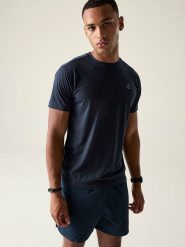 Dare 2b Koszulka funkcyjna "Agile" w kolorze granatowym rozmiar: XXL. Niebieskie t-shirty sportowe Dare 2B, bez wzorów, z materiału, bez ramiączek, outdoorowe. Za 65.54 zł.