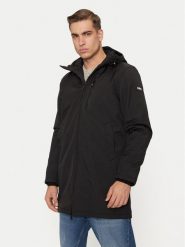 SCHOTT N.Y.C. Kurtka przejściowa KALVIN Czarny Regular Fit. Czarne kurtki SCHOTT N.Y.C., l, bez wzorów, z syntetyku, bez kaptura. Za 679.99 zł.