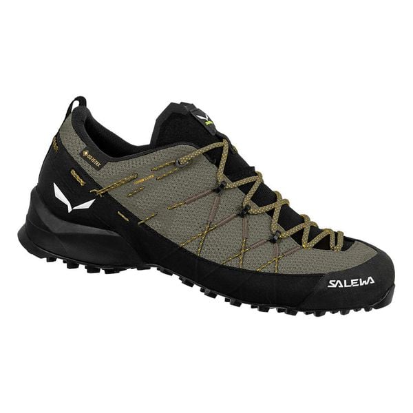 Buty Podejściowe Męskie Salewa Wildfire 2 Gtx. Brązowe buty trekkingowe Salewa, bez wzorów, z materiału, bez zapięcia, trekkingowe. Za 760.15 zł.