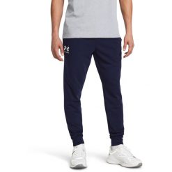 Spodnie Under Armour Rival Terry Jogger, Mężczyźni. Białe joggery i bojówki Under Armour, m, bez wzorów, z bawełny, sportowe. Za 290.00 zł.
